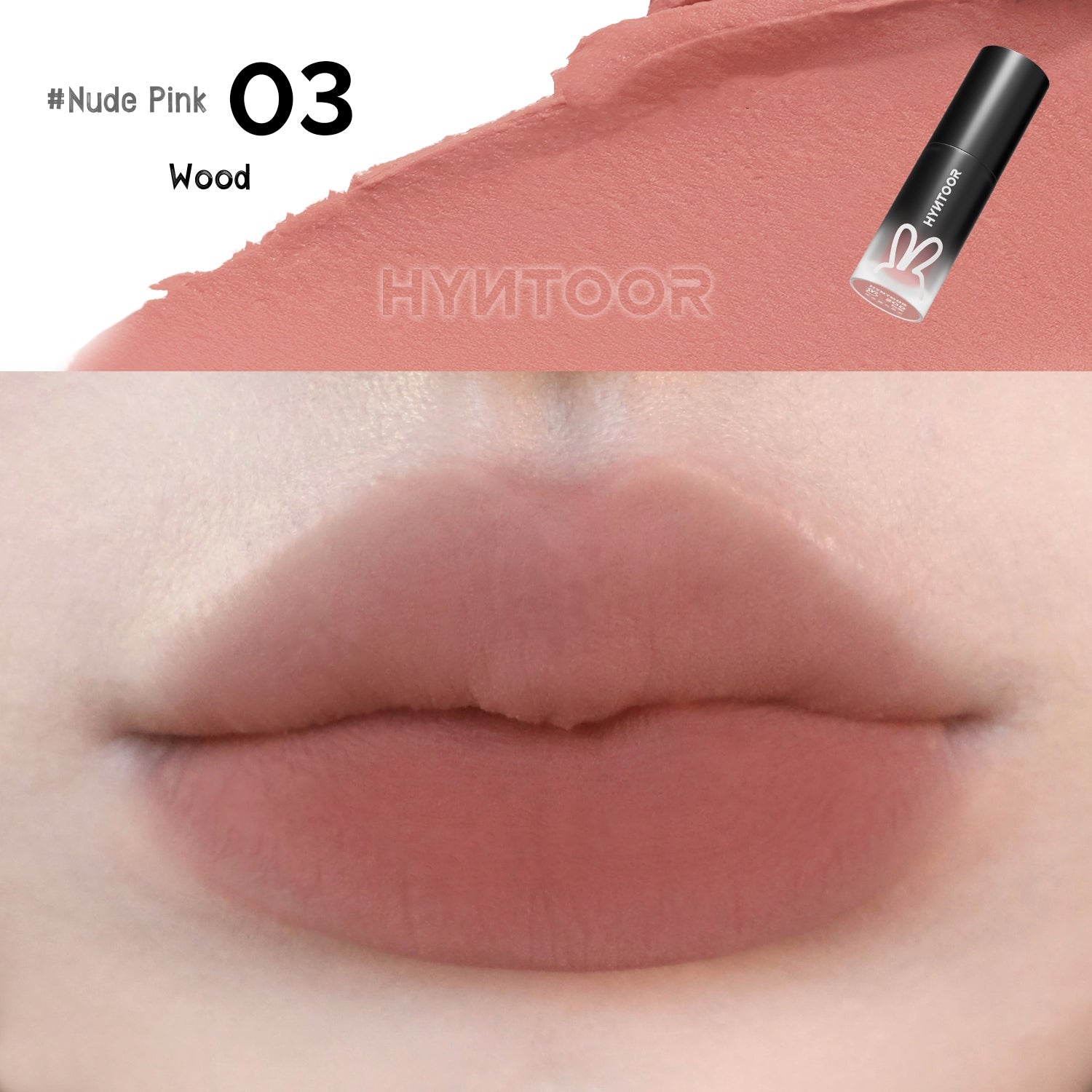 HYNTOOR Nude Milk Velvet Matte Lip Mud T5184