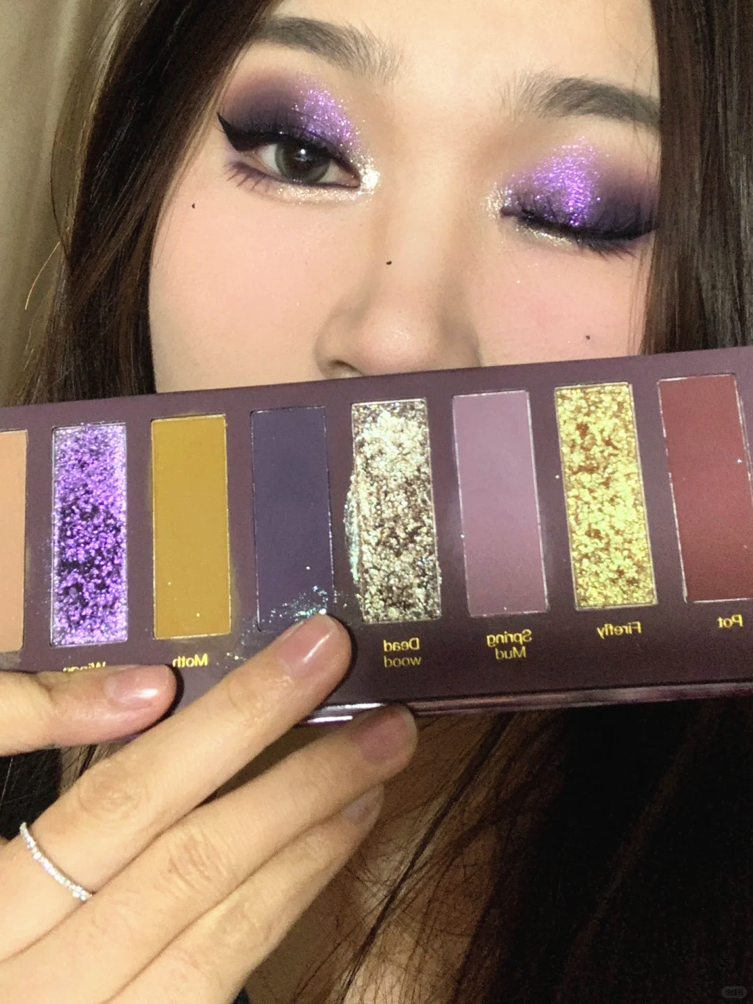 Narimi Purple Dead Wood 8-Color Eyeshadow Palette (5.0) T3945