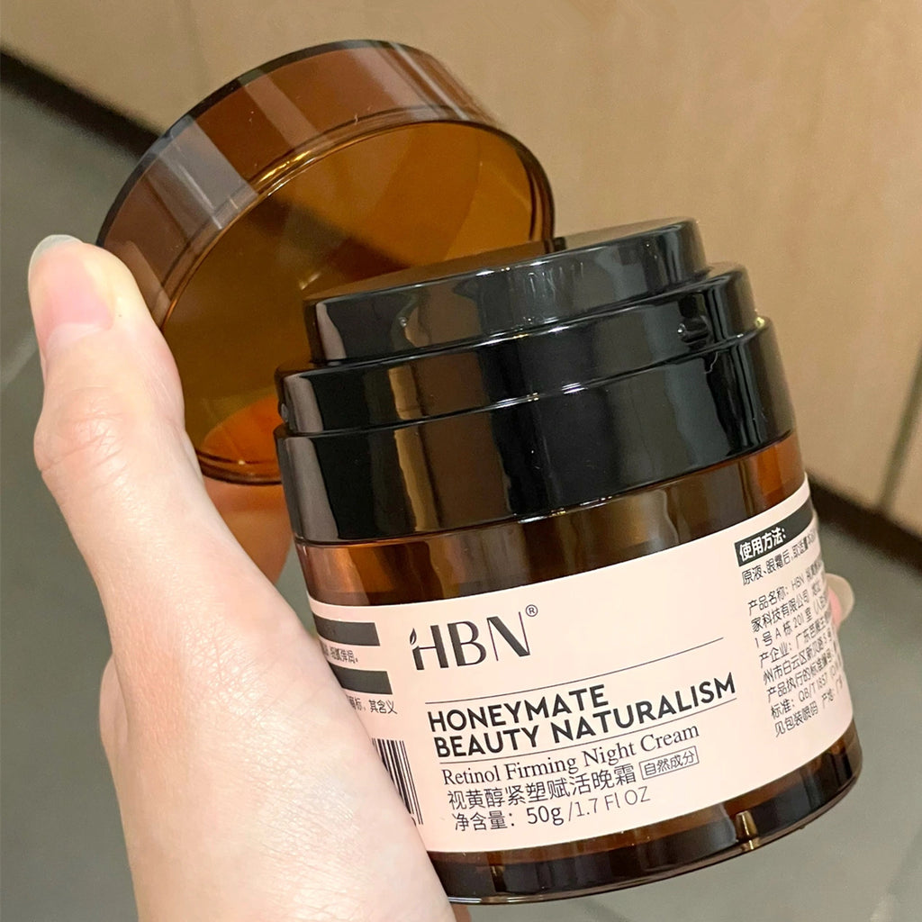HBN 50g Double Retinol Firming Anti-aging Night Facial Cream (2.0) T3284