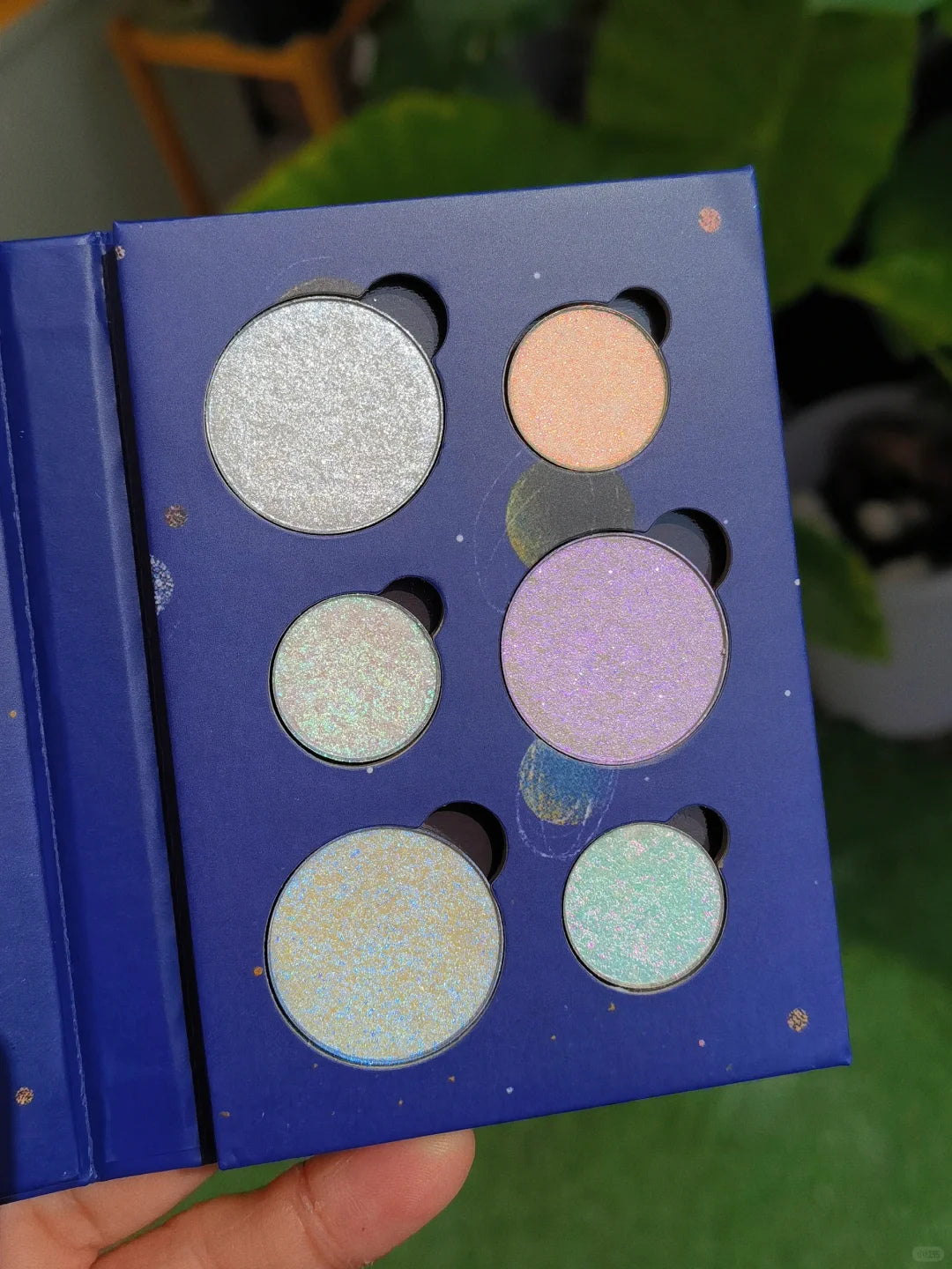 SHIZHUANG Aurora 6 Color Highlighter Palette T3888