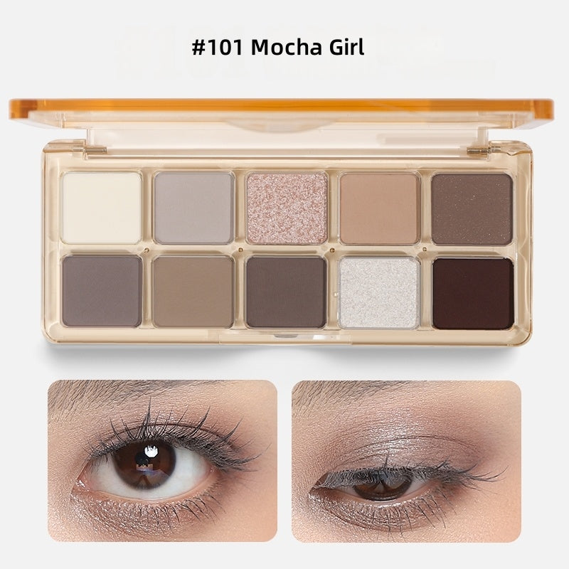 SheDella Spring Breath 10-color Eyeshadow Palette T4450