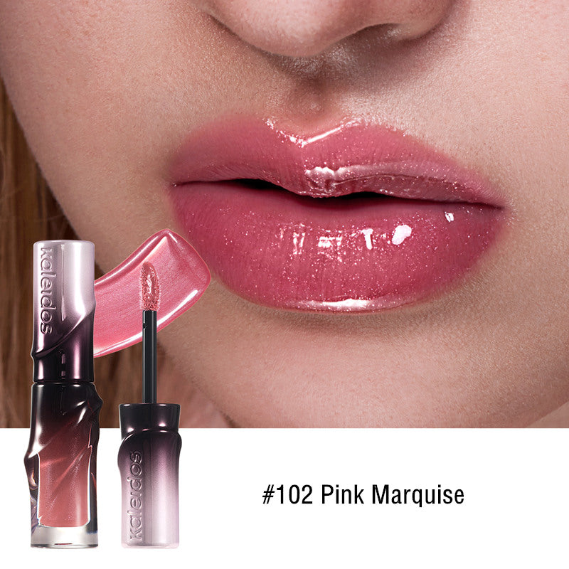 KALEIDOS Alma Viva Series Untamed Glow Glossy 3D Mirror Lip Gloss T3529