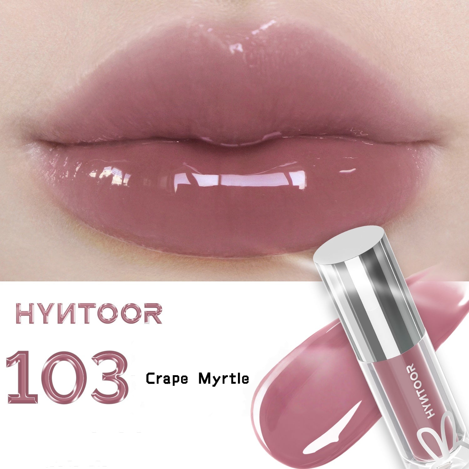HYNTOOR Future Planet Shimmer Mirror Lip Gloss T4419