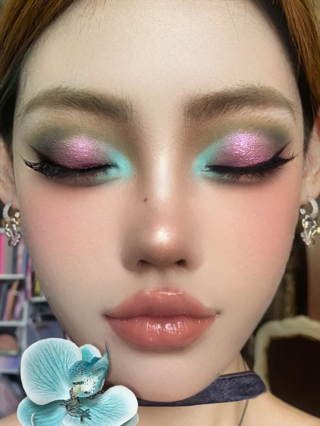 CHOIZ BEAUTY Plant Series Phalaenopsis 12-Color Eyeshadow Palette T3839