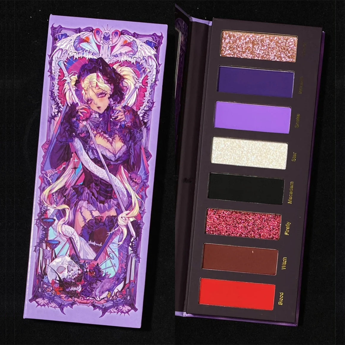 Narimi Fireflies In Dark Night 8-farvet øjenskyggepalette (6.0) T3840