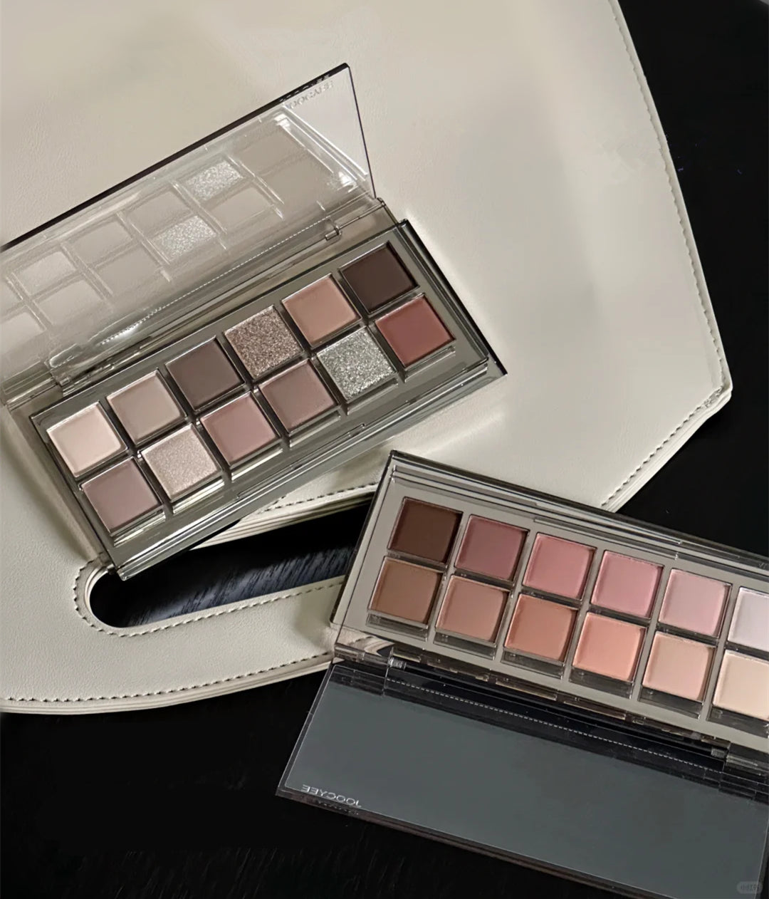 JOOCYEE 12 Shades Matte Pearlescent Eyeshadow Palette T3866