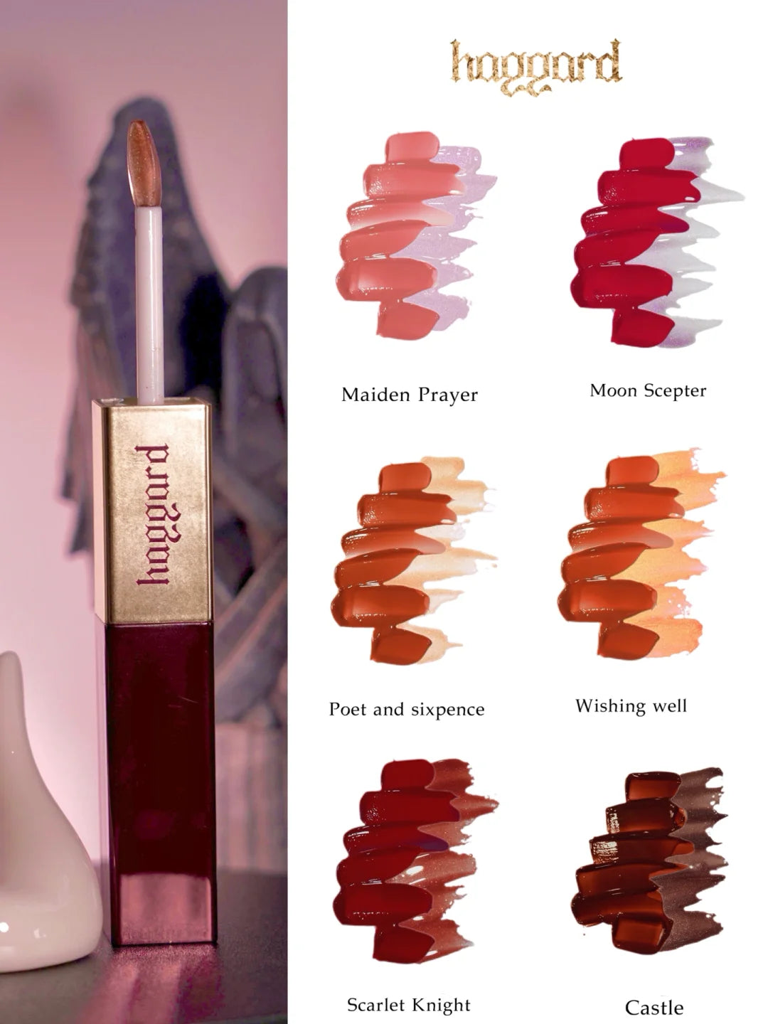 HAGGARD Scepter Series Double-Tube Lip Glaze T3868