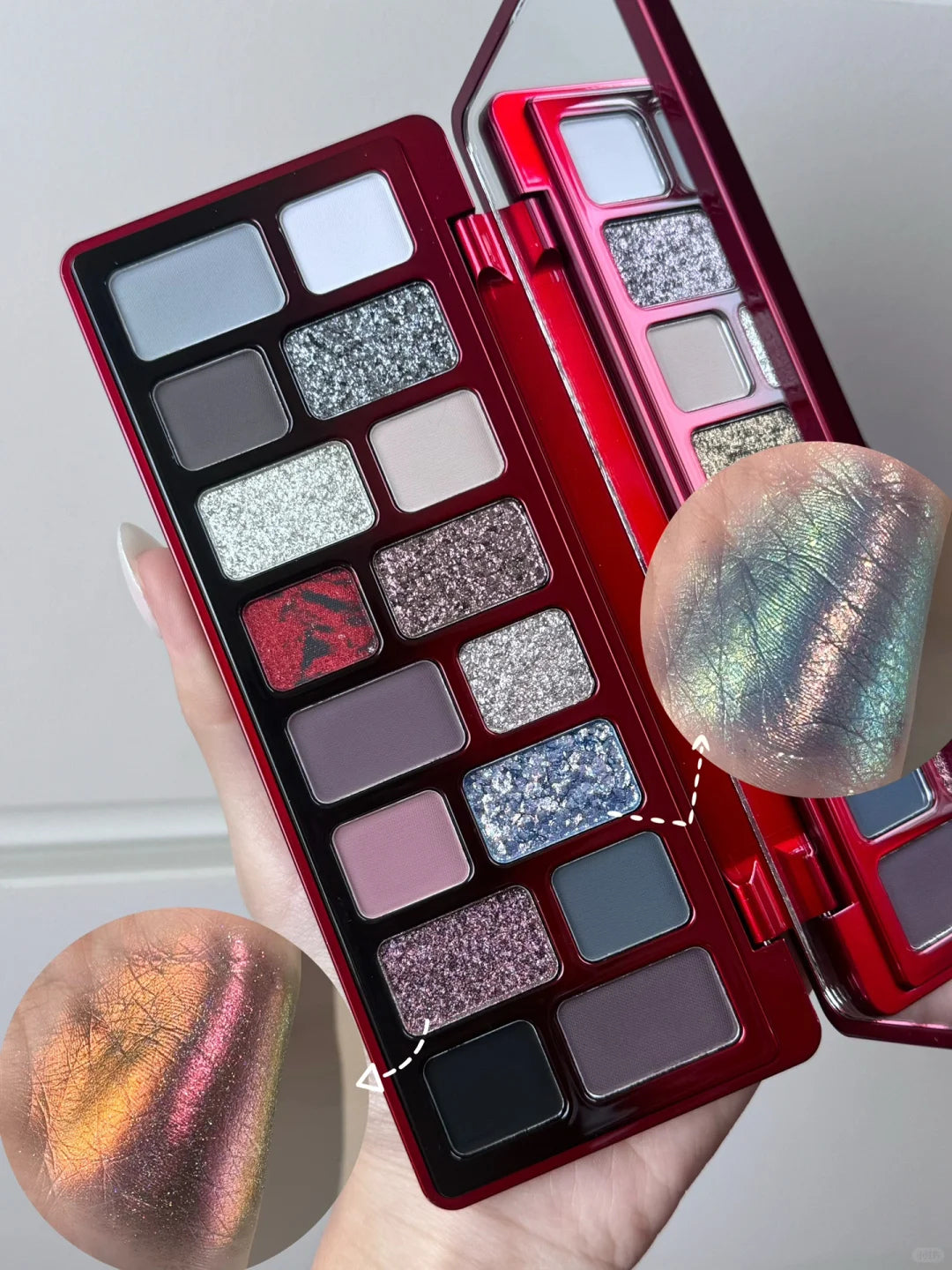 QianYan X Freya86 16-Color Chameleon Eyeshadow Palette T4017