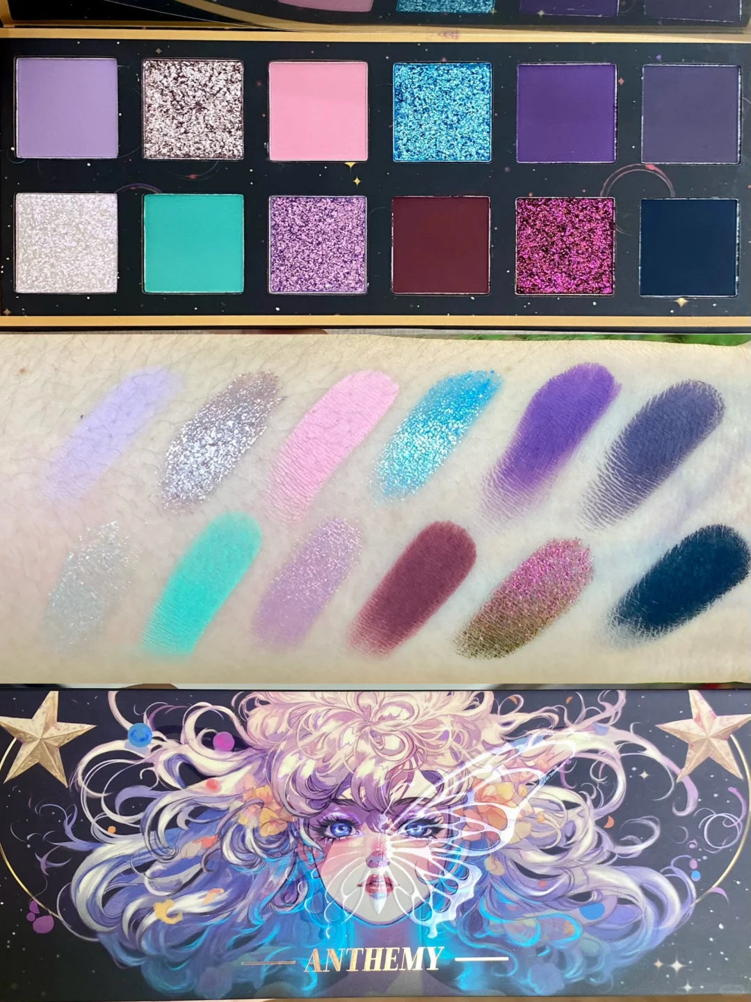 ANTHEMY Butterfly Shadow In Backlight 12-Color Chameleon Eyeshadow Palette (1.0) T4020