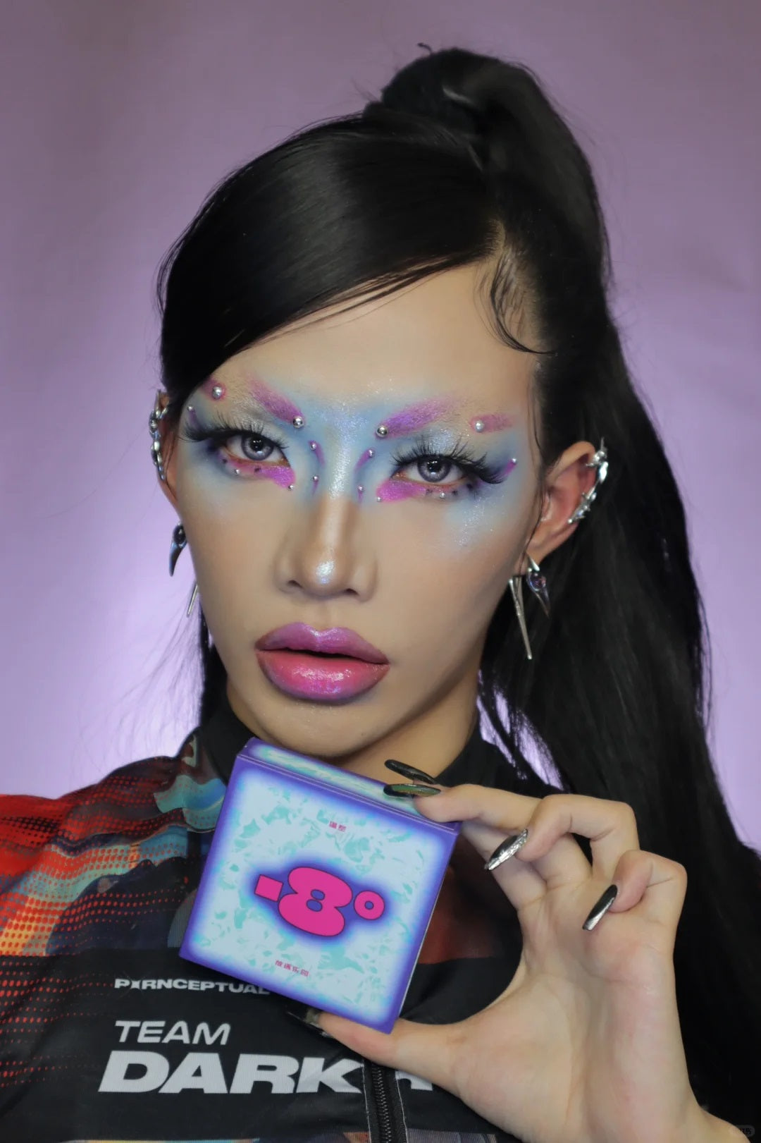 EXILEJOY Temperaturforskel -8℃ 4-farvet øjenskyggepalette T4027