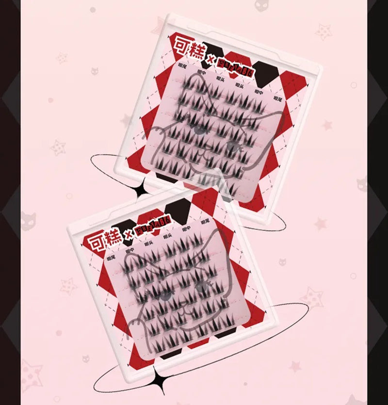 Gaoashes X freya86 Cat's Paw False Eyelashes UF23 Night Cat T4166