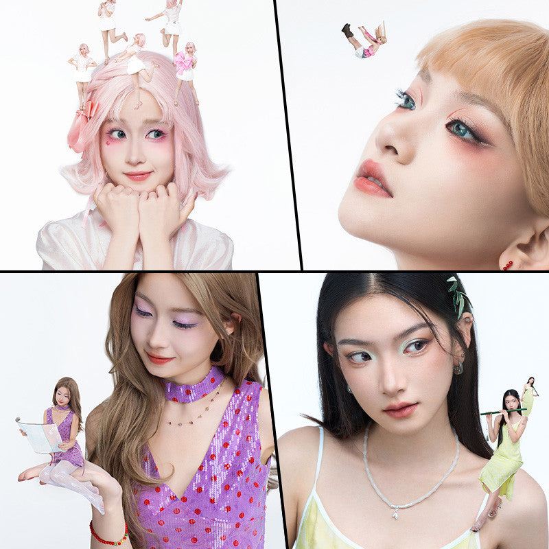 QianYan Fox Demon Collection Matte & Pearlescent Eyeshadow T4171