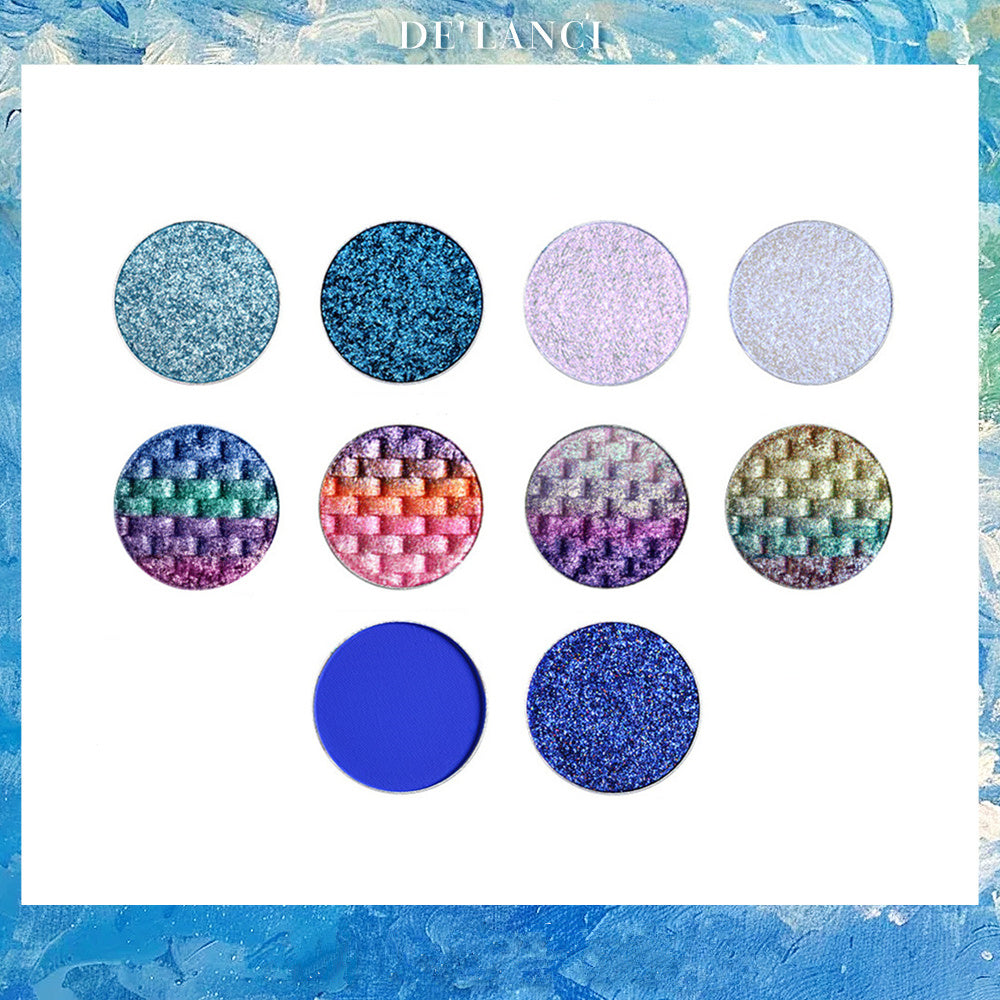 DE'LANCI Dream Player Diamond Polarized Holographic Glitter Eyeshadow T4226