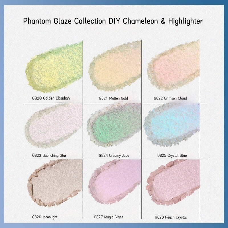 QianYan Phantom Glaze Collection DIY Chameleon Eyeshadow Palette T4571