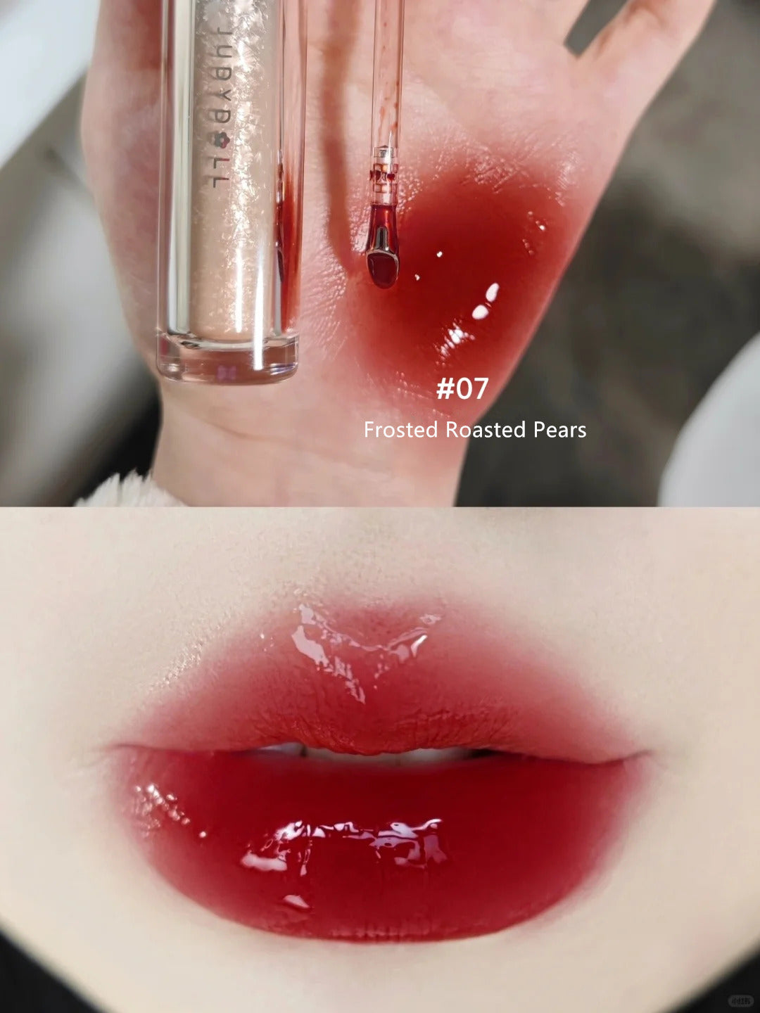 JUDYDOLL Glossy Watery Ice Iron Mirror Lip Gloss T3472