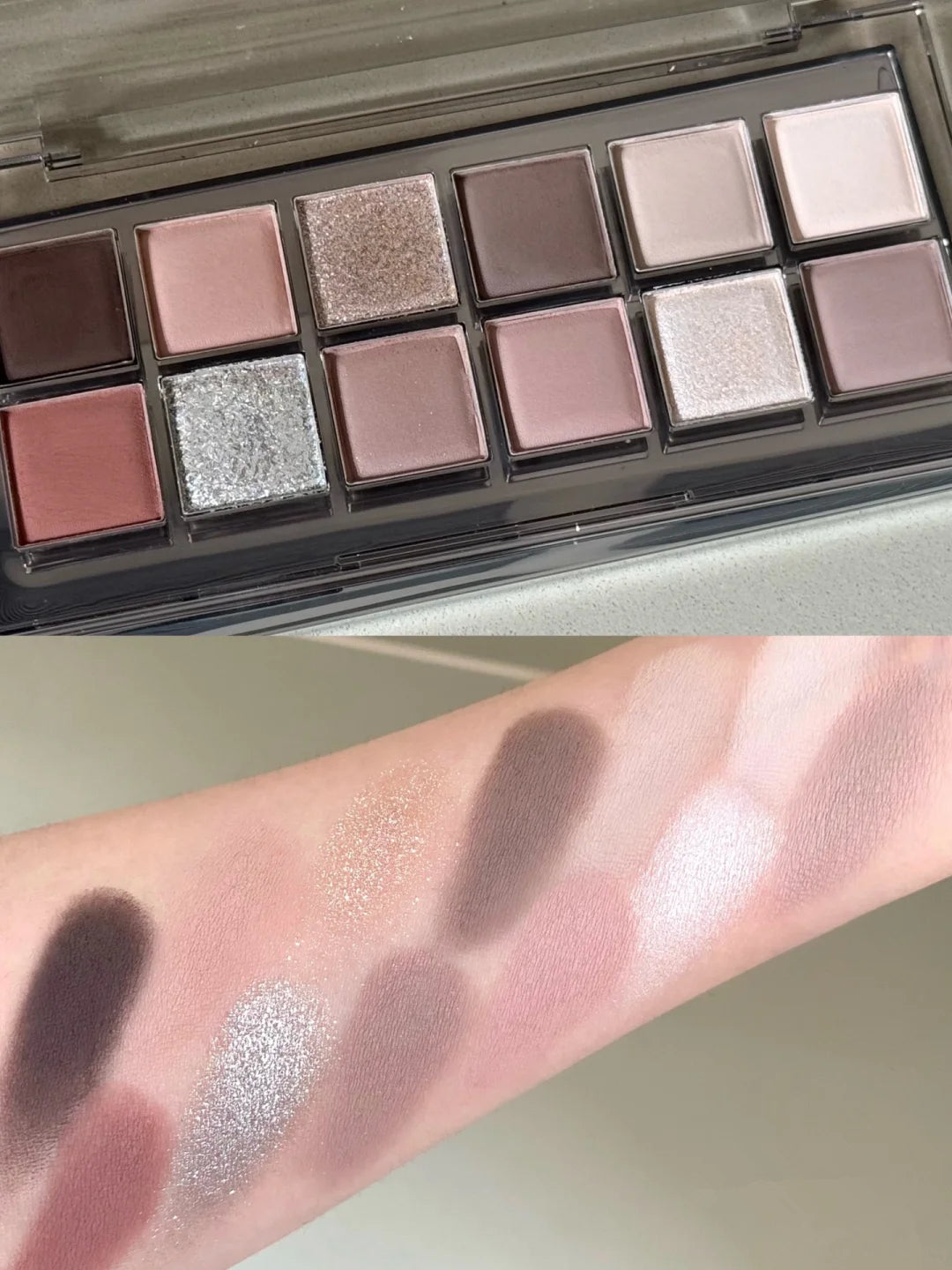 JOOCYEE 12 Shades Matte Pearlescent Eyeshadow Palette T3866