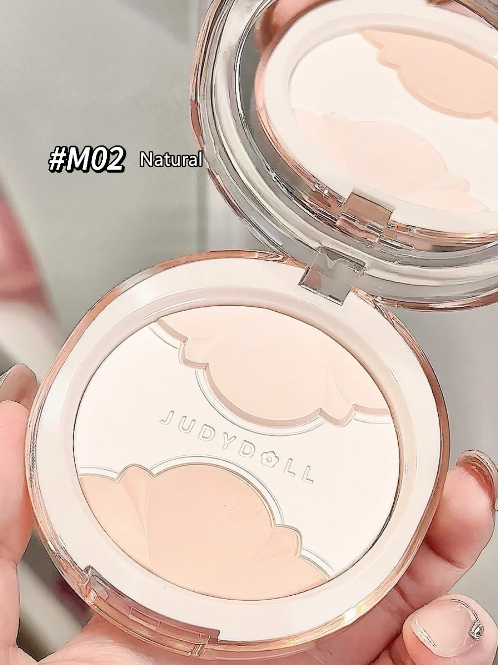 JUDYDOLL Glamorous Glaze Series 3-Color Matte Pressed Powder T3966