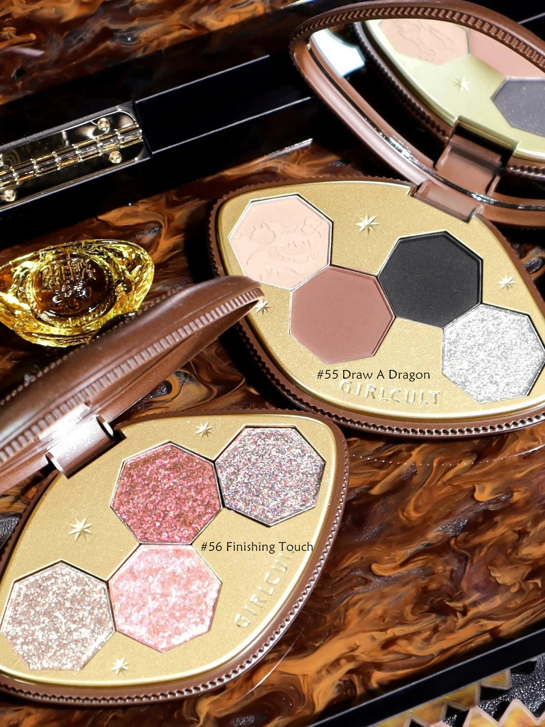 Girlcult Gold Digger Belle Series Fantasy Chameleon Eyeshadow Palette T3971