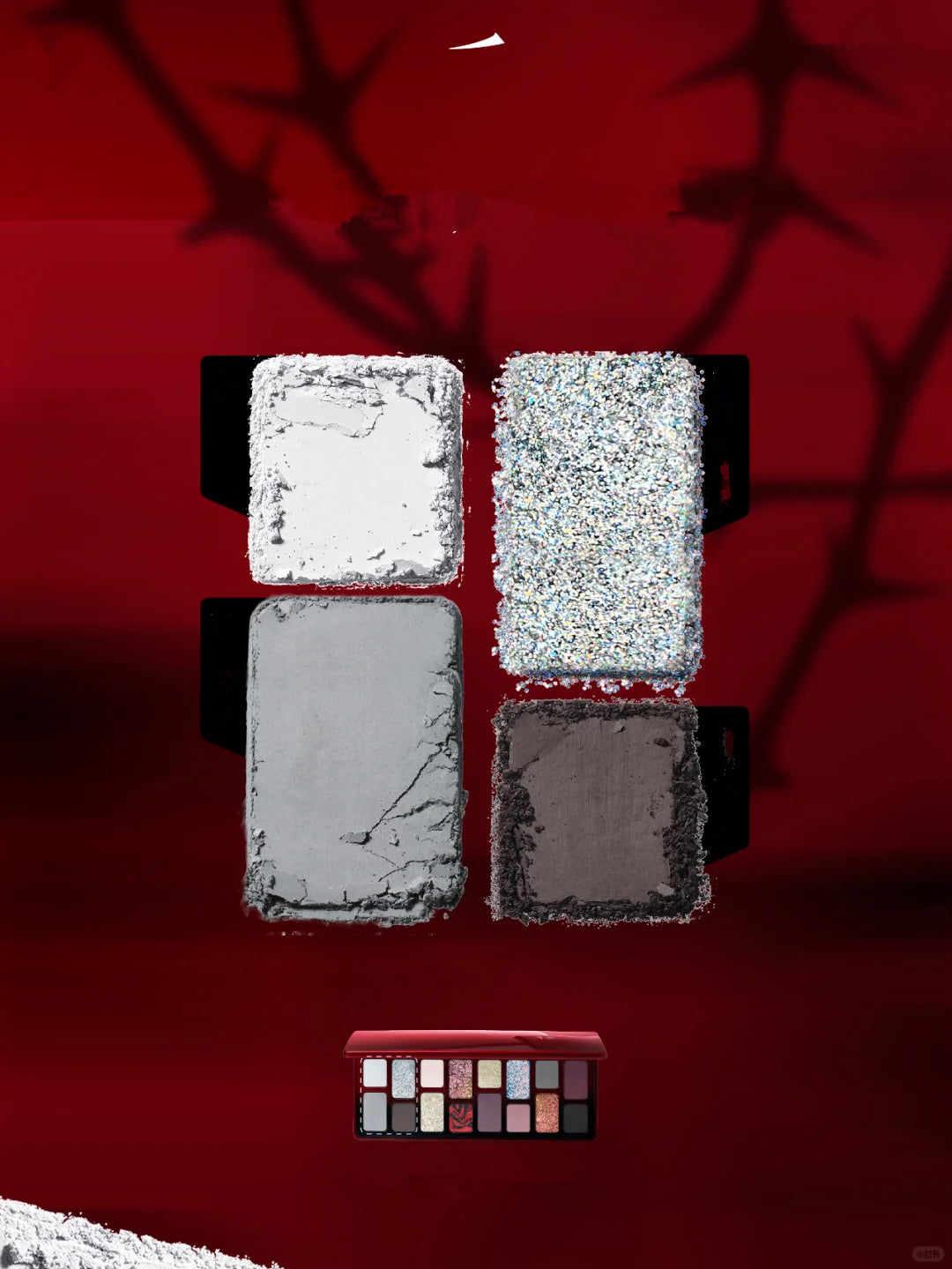 QianYan X Freya86 16-farvet kameleon øjenskyggepalette T4017 