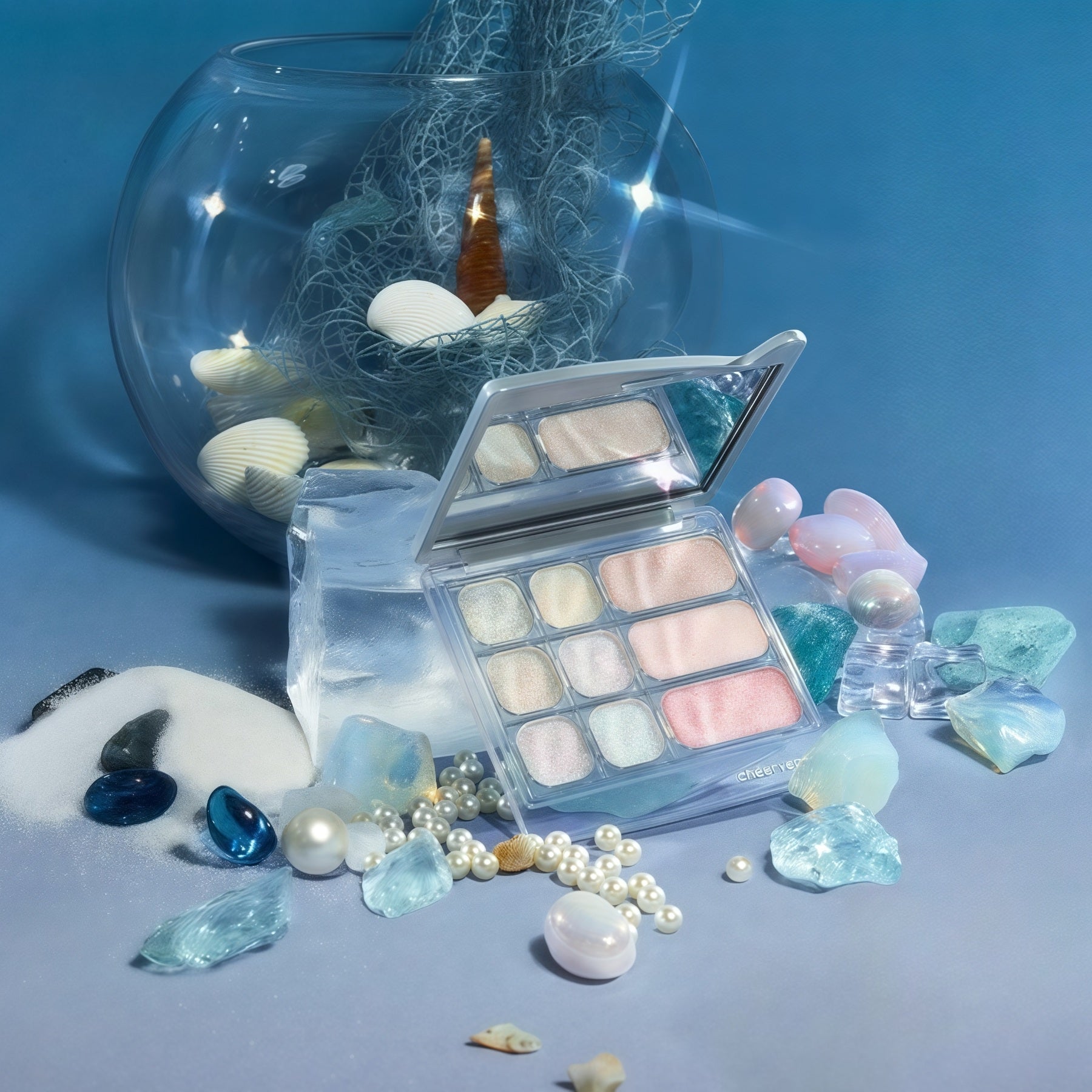 QianYan Phantom Glaze Collection DIY Chameleon Eyeshadow Palette T4571