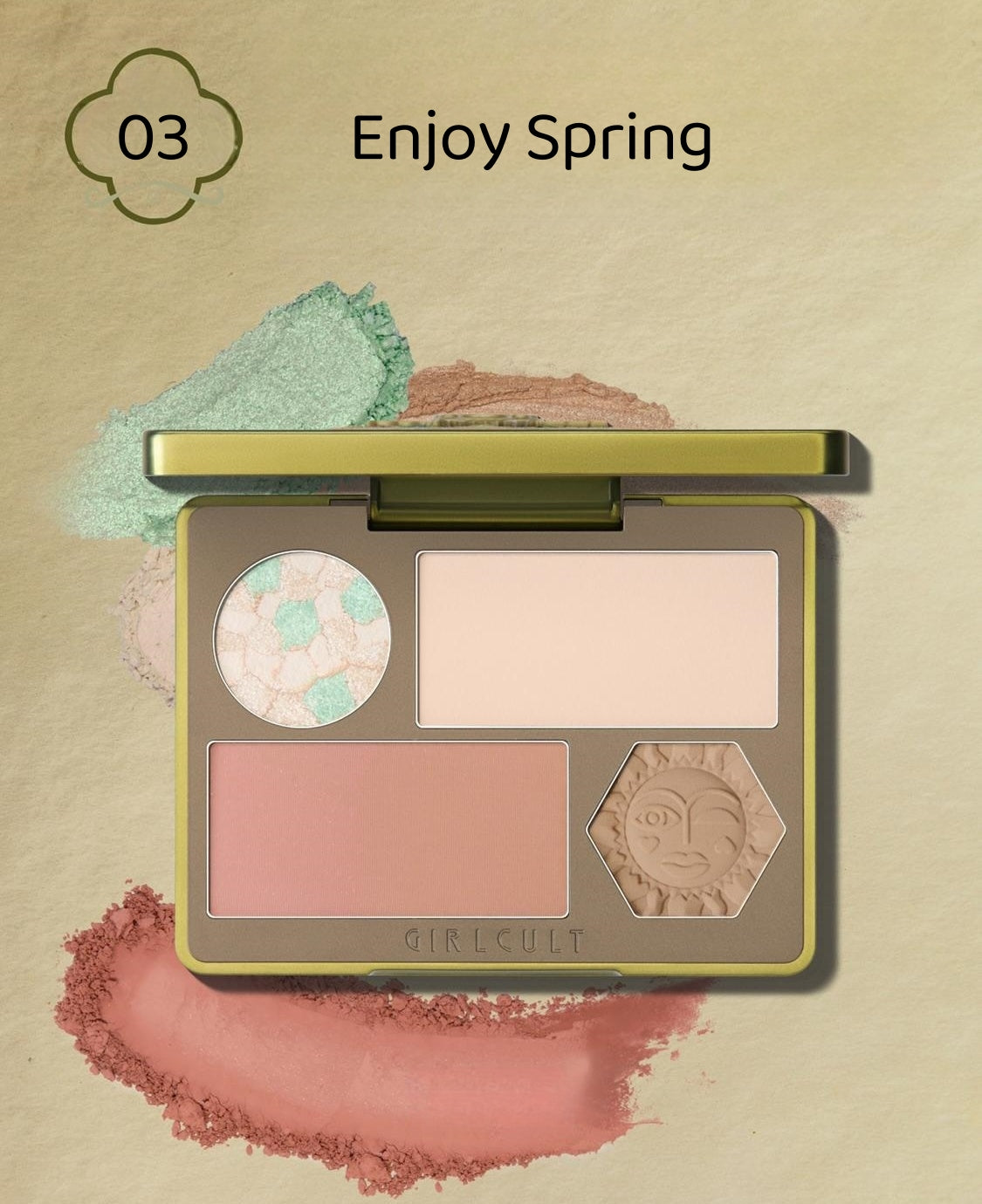 Girlcult Compendium of Materia Medica Collection Highlighter & Contour Makeup Palette T4482