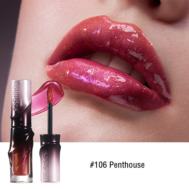 KALEIDOS Alma Viva Series Untamed Glow Glossy 3D Mirror Lip Gloss T3529