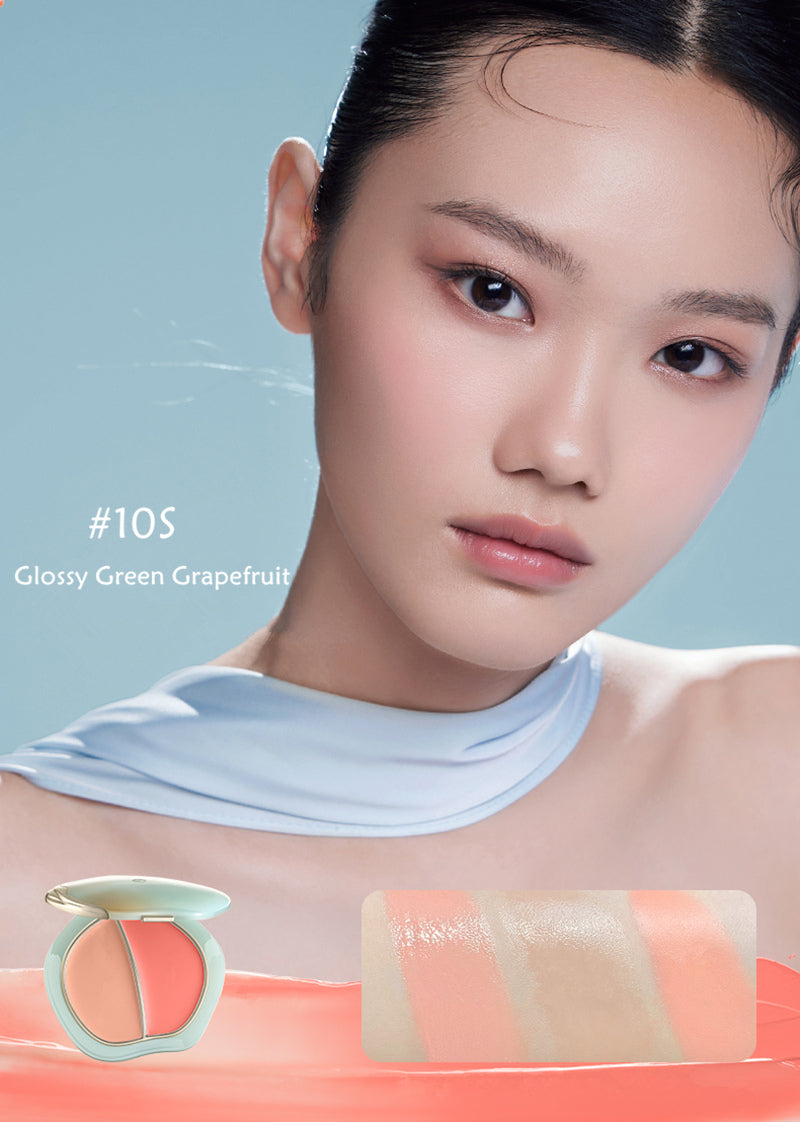 TIMAGE Wave Of Classic Glossy Dual-Color Blusher Cream T4125