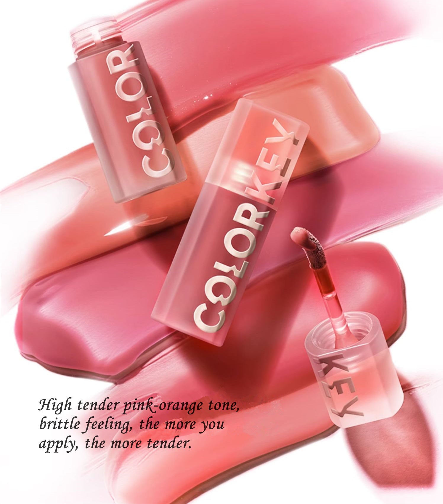 COLORKEY Water Bubble 89% Essence Mirror Lip Glaze T3283