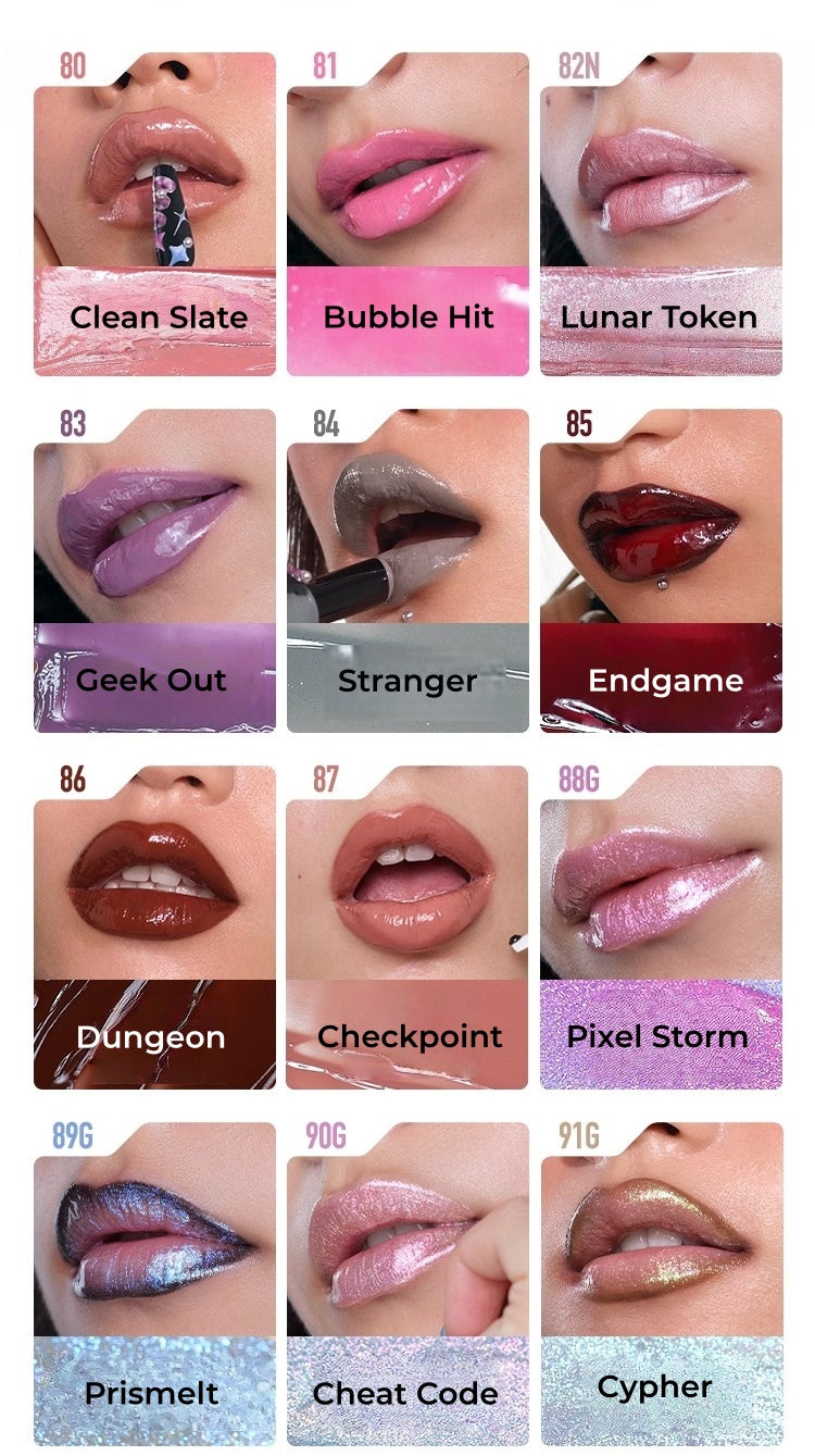 KALEIDOS Moon Arcade Collection Moist Glossy Iridescent Lipstick T5375