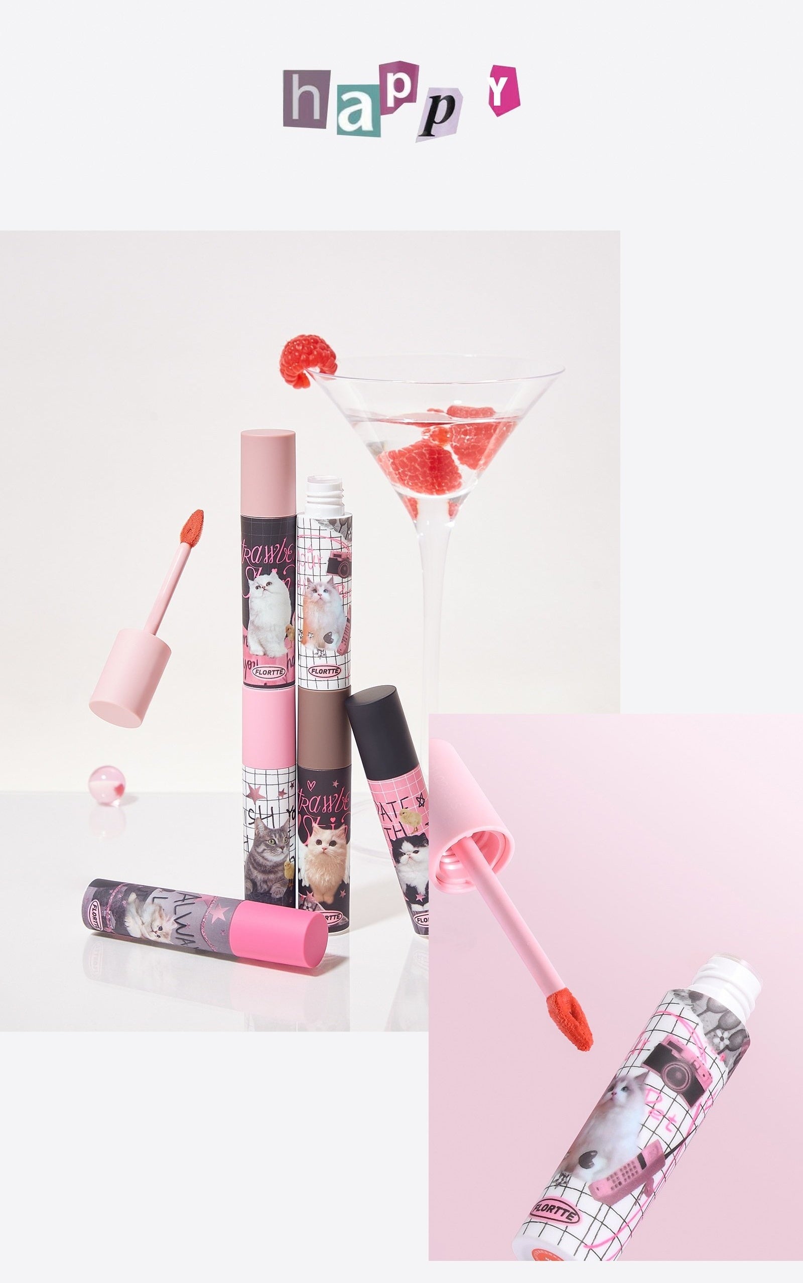 FLORTTE Matte Velvet Milk Cake Lip Glaze T5878