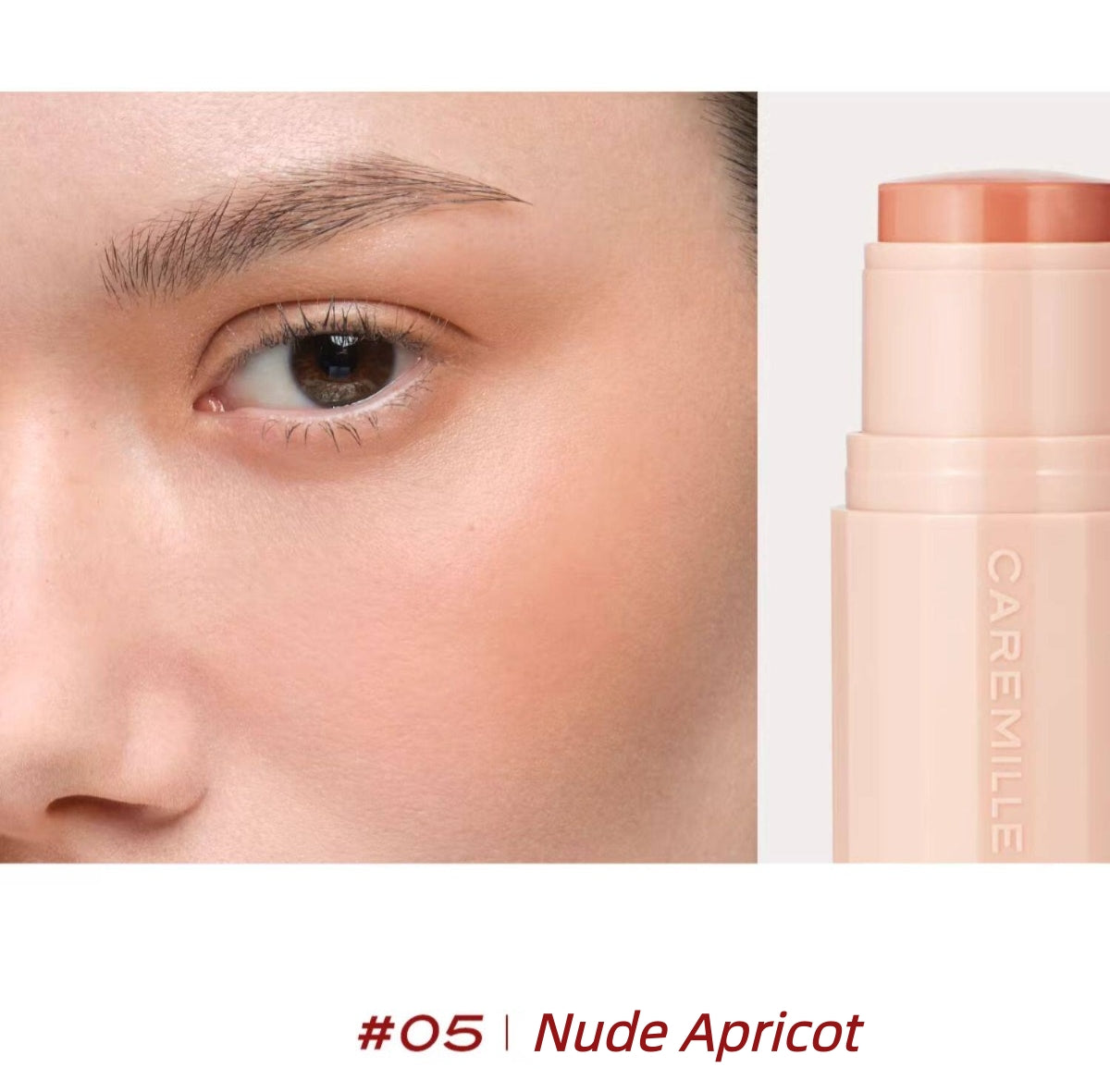 CAREMILLE Double-head Moist Matte Blusher Stick T5688