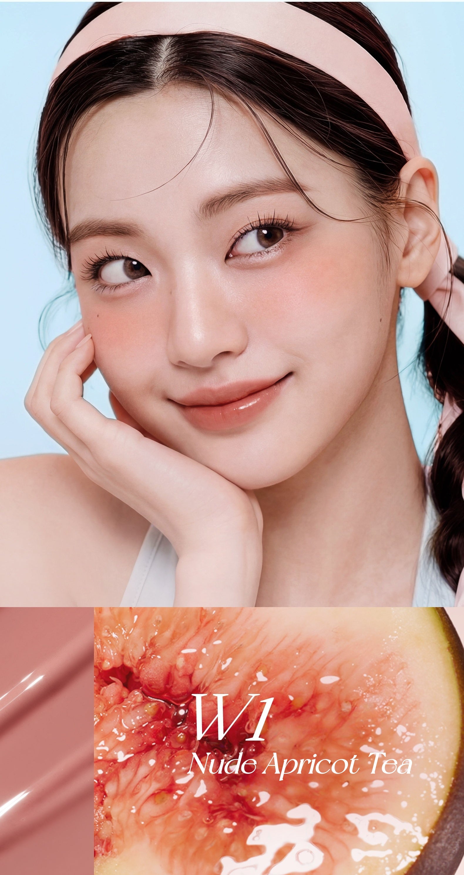 MOOEKISS Pink Blue Collection Double-head Matte & Matte Lip Glaze T5667