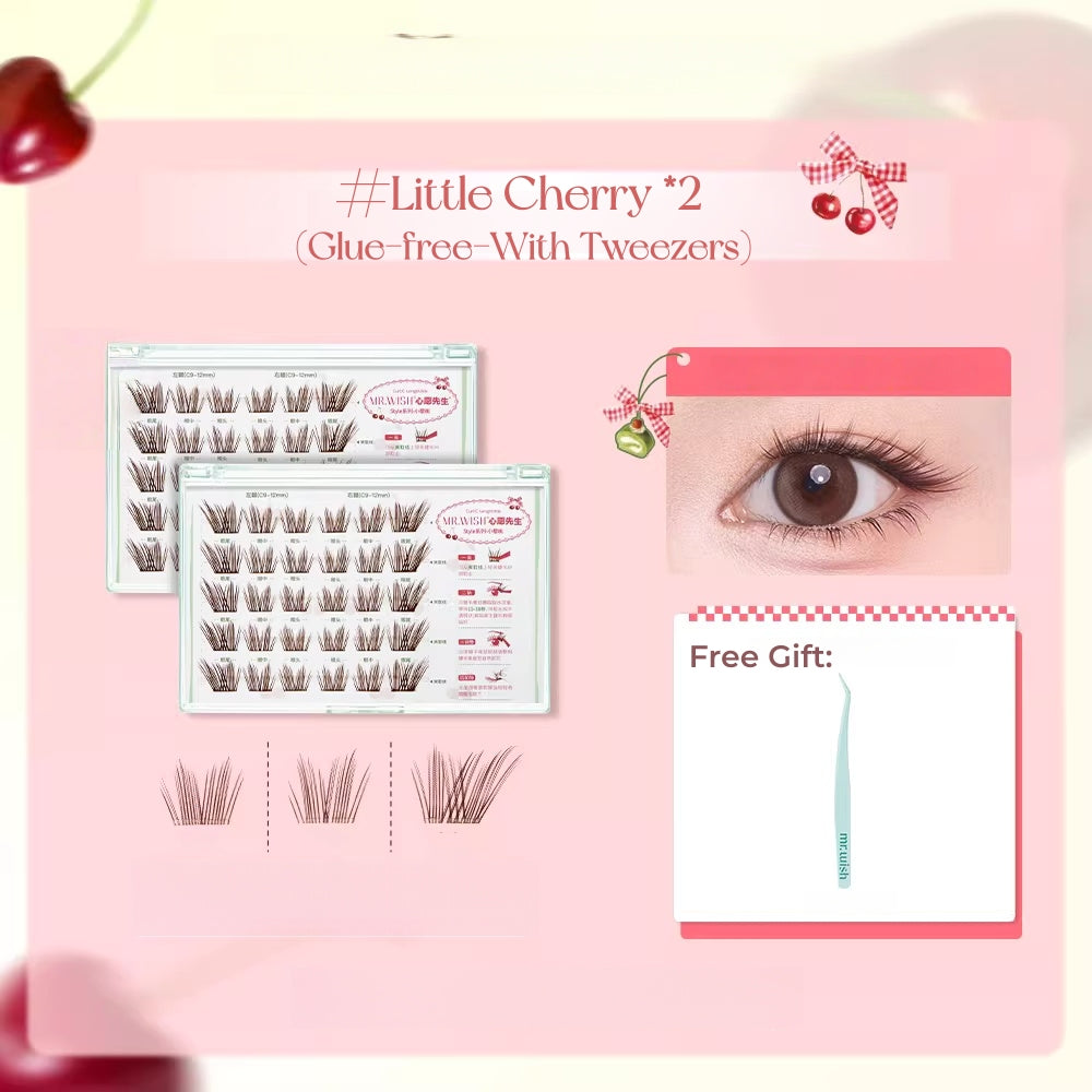 MR.WISH Little Cherry Glue-free Natural False Eyelashes T5656