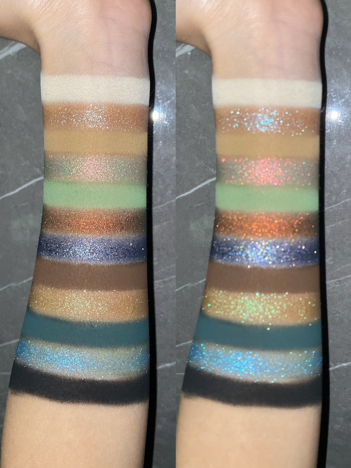 KRYPTEIN COSMETICS BURNT FOREST 12-Color Chameleon Eyeshadow Palette T4584