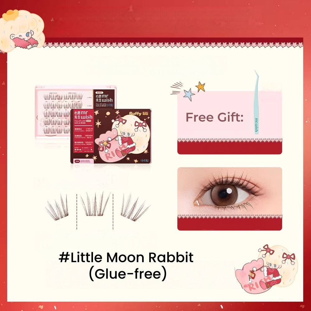 MR.WISH X Fluffy Lili Natural Glue-free False Eyelashes T5653