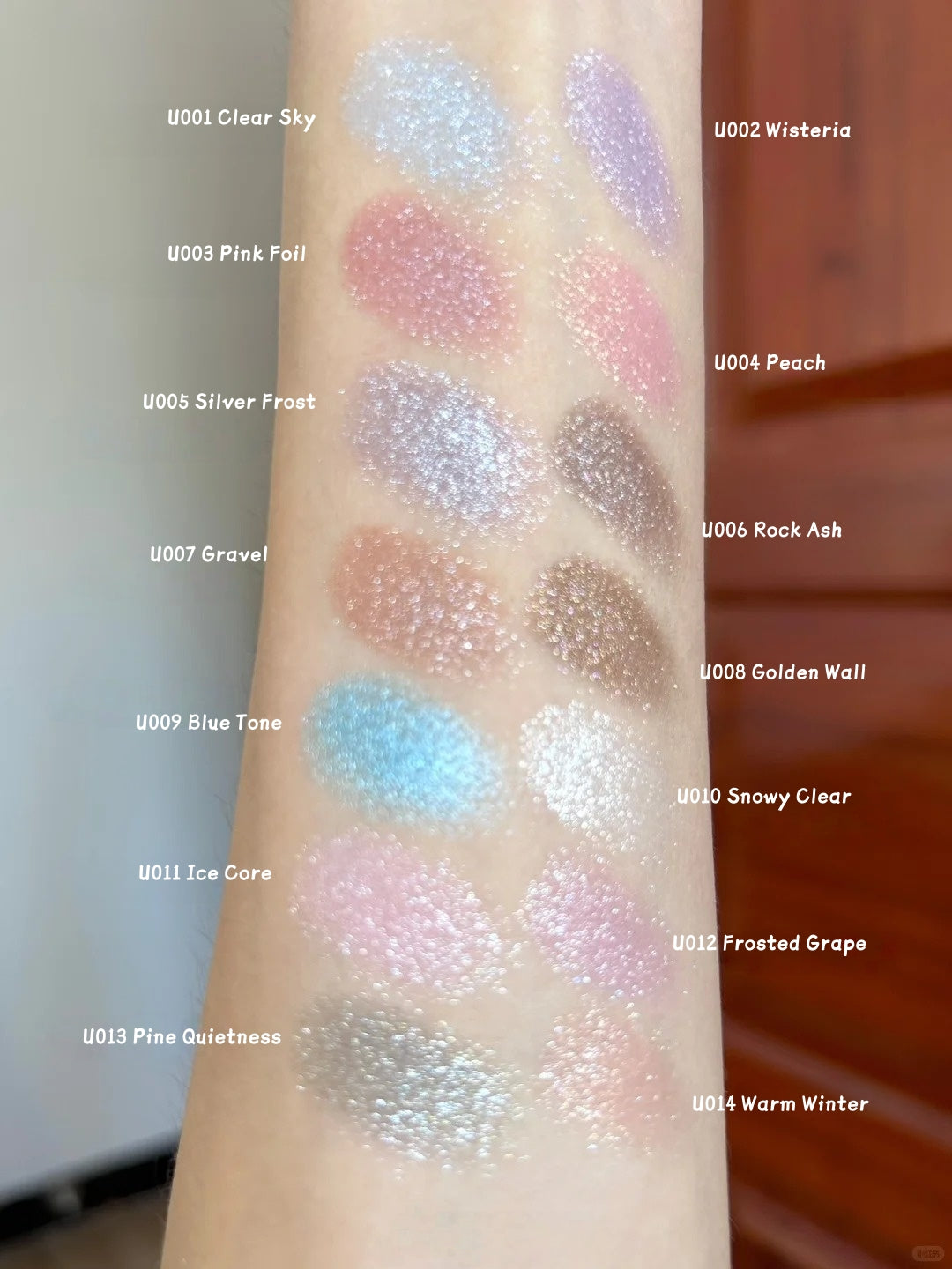 QianYan Mystery In North Collection Shimmer Pearlescent Eyeshadow T5232