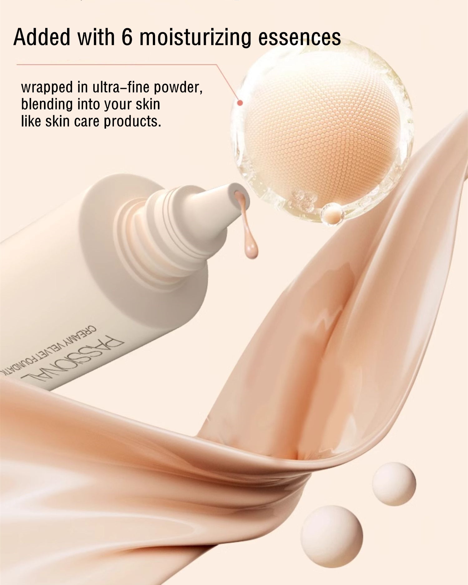 PASSIONAL LOVER Invisible Series Creamy Velvet Foundation T3852