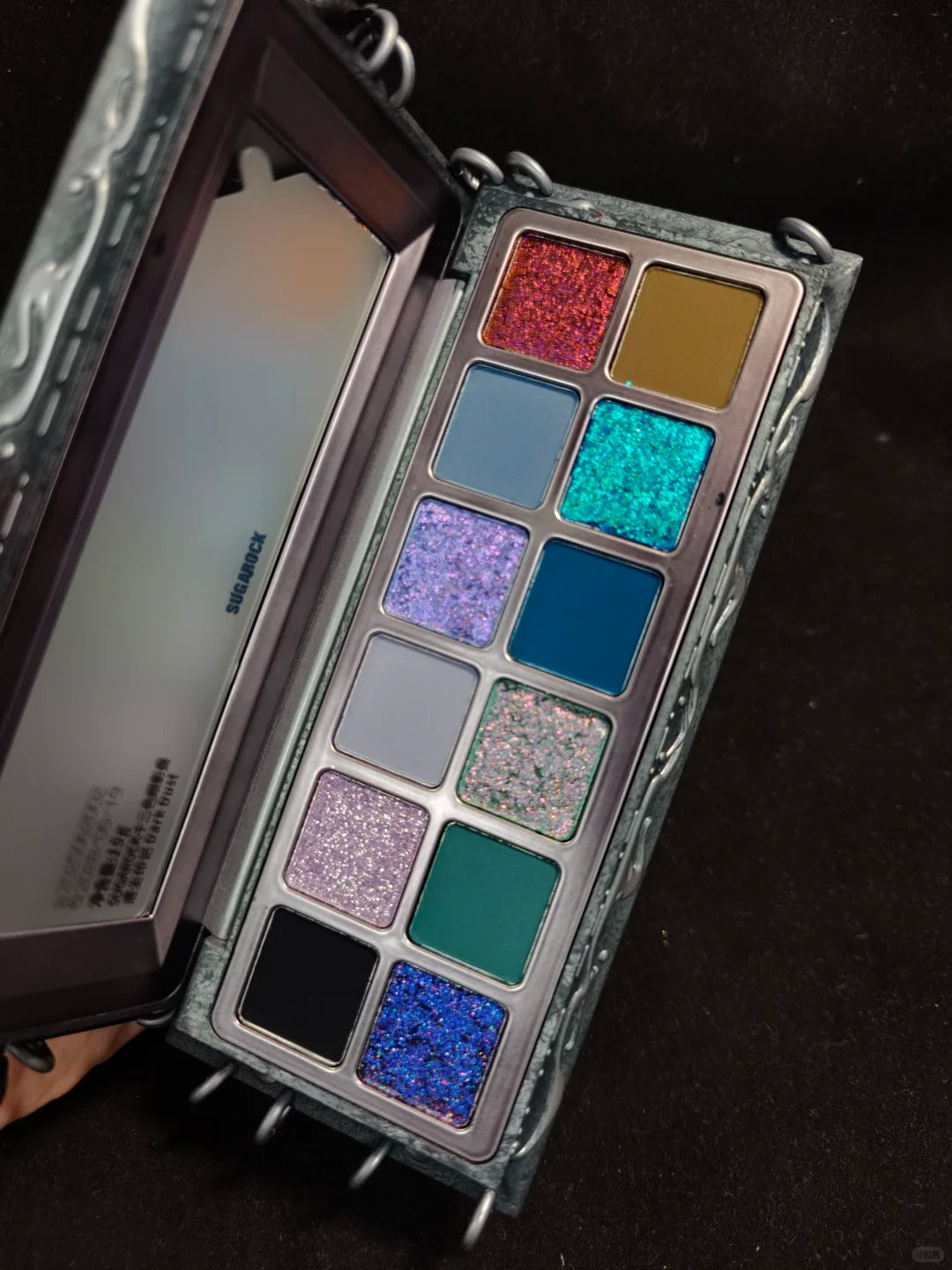 SUGAROCK Dark Dust 12 Color Eyeshadow Palette T5664