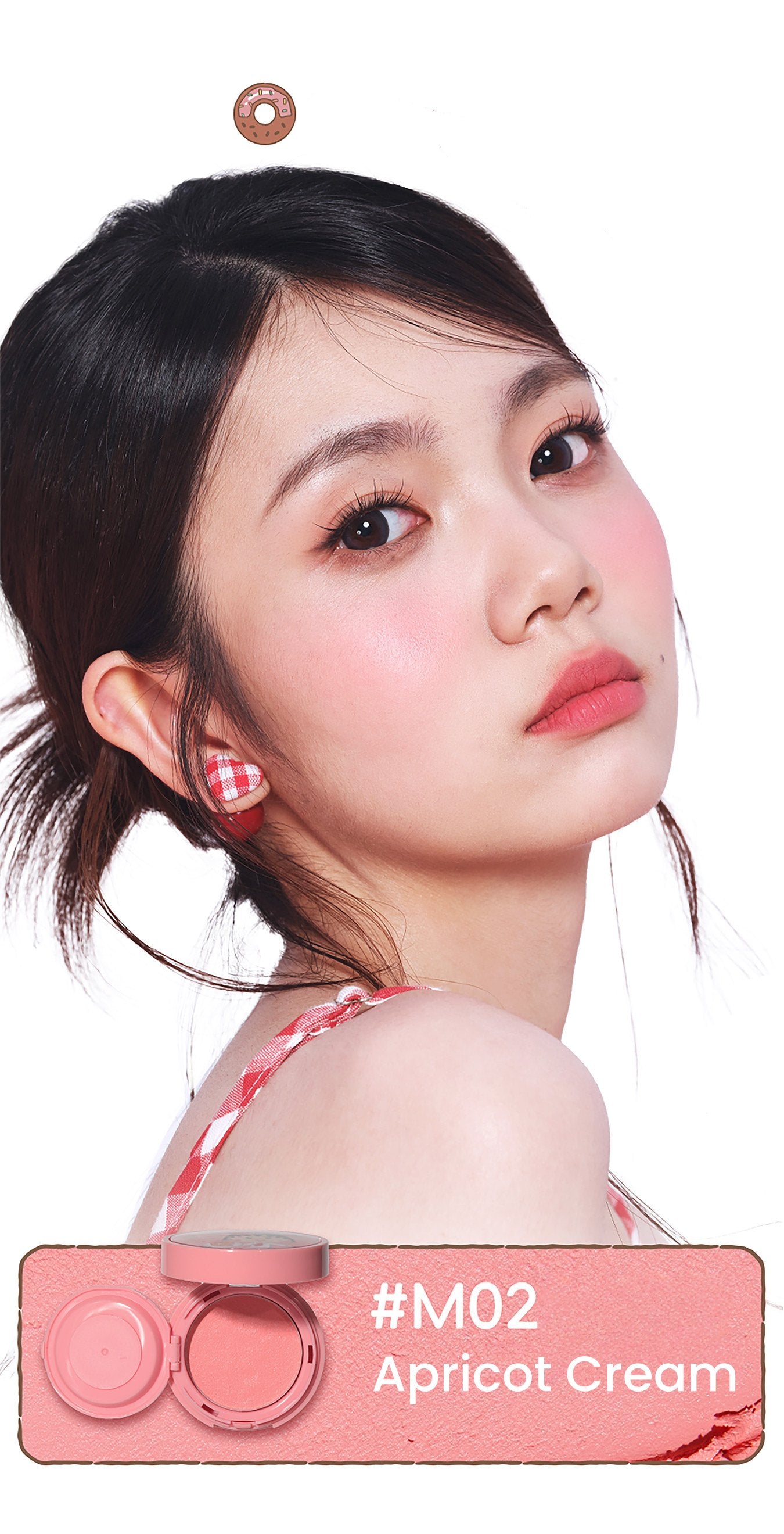 VEECCI X Chibi Maruko-chan Glossy & Matte Air Cushion Blusher T5519