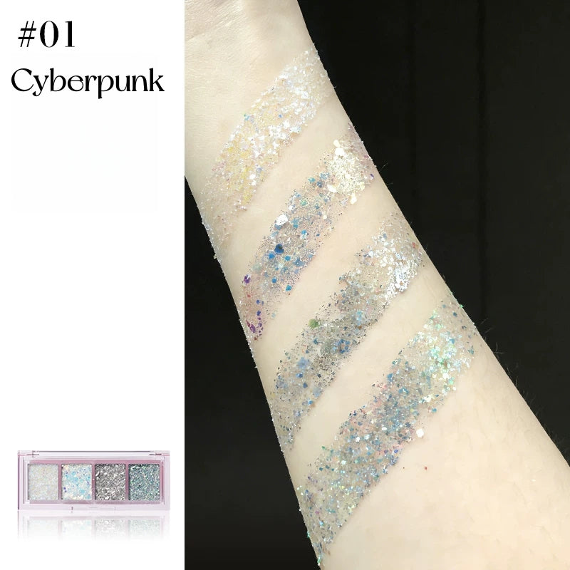 CARMELA Glitter Shiny Eyeshadow Palette T5706