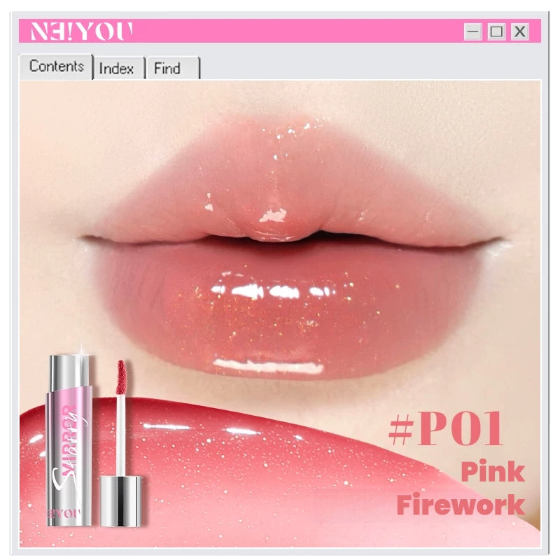 NEIYOU Glossy Mirror Long-wear Lip Gloss T5826
