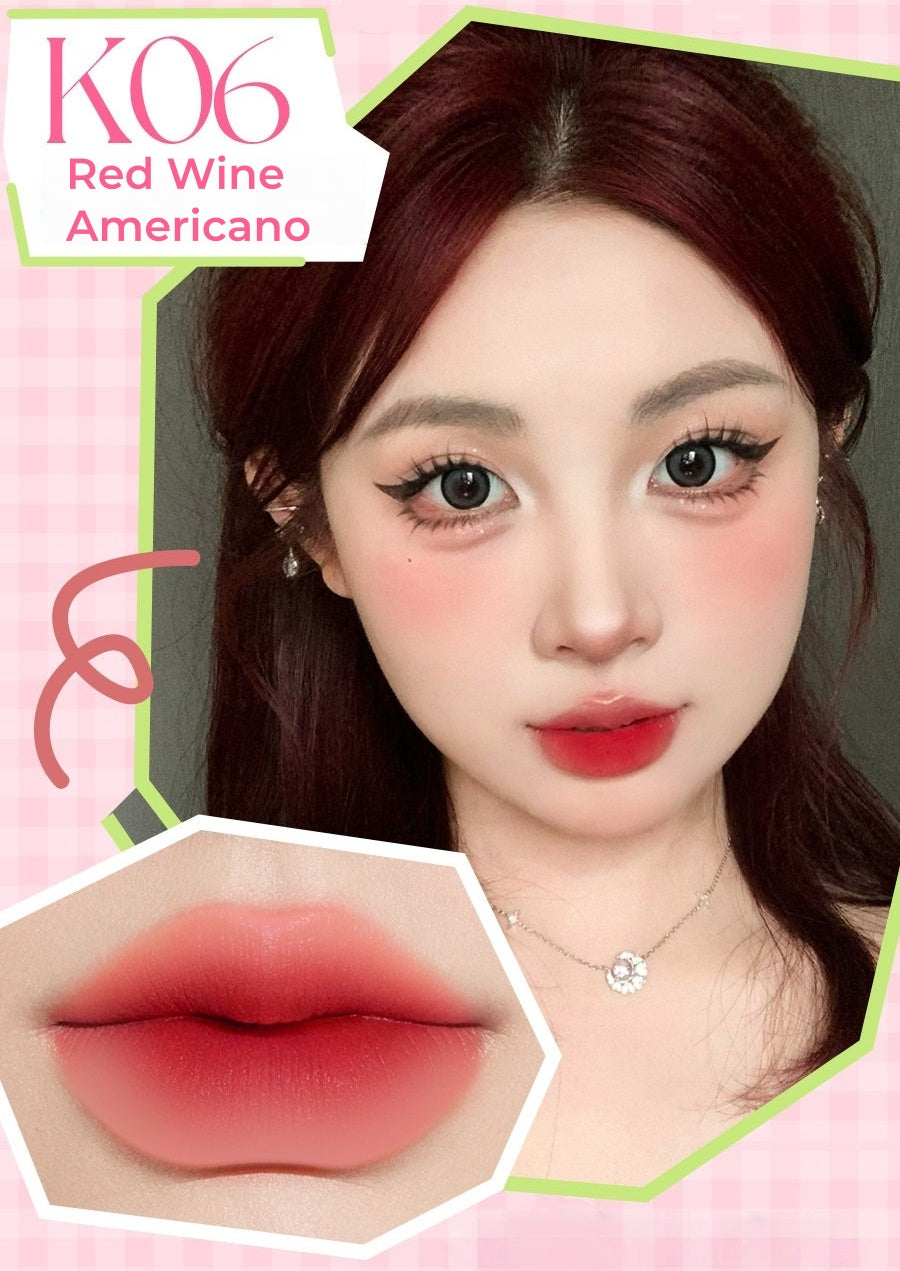 VEECCI Coffee Cloud Collection Matte Smooth Long-wear Lip Glaze T5515