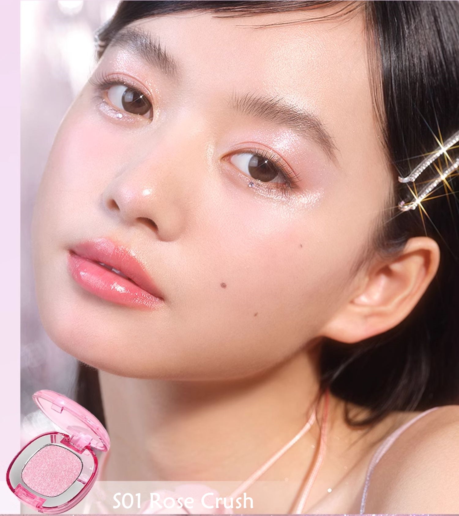 Girls Crush Shiny Focus Monochrome Eyeshadow T4009