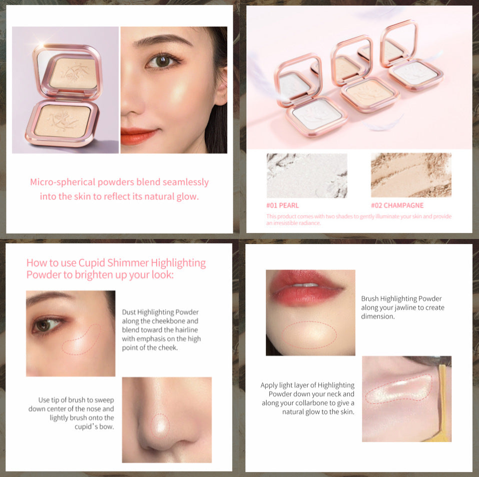 ZEESEA Angel Cupid Series Shimmer Highlighter Powder T3257