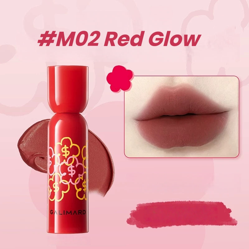 GALIMARD X Rich Flower Matte Long-wear Moist Lip Glaze T5748