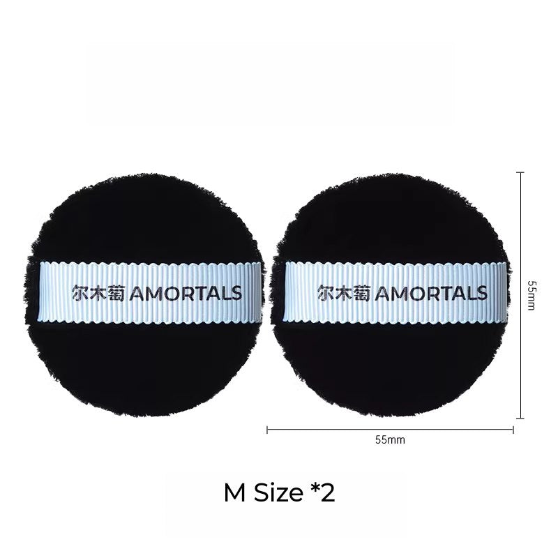 AMORTALS Black Velvet Setting Makeup Powder Puff T5644