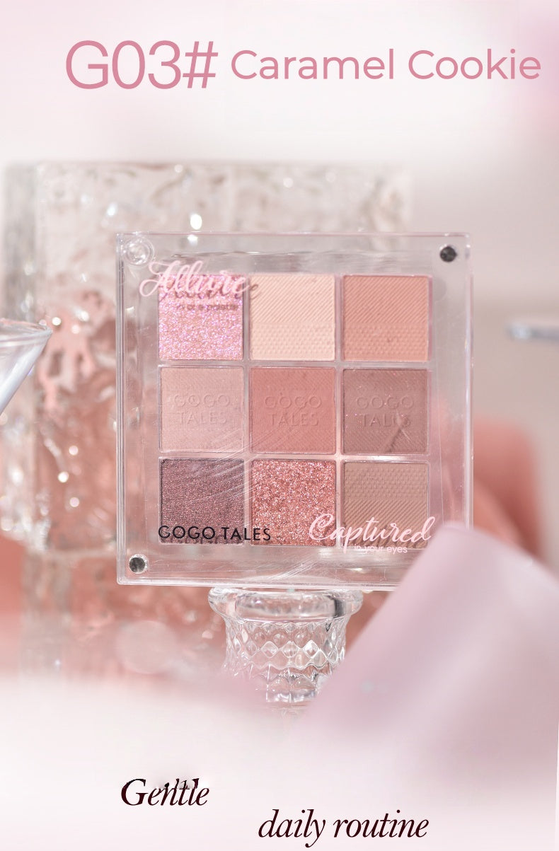 GOGO TALES Magnetic Sliding Cover Smoky Eyeshadow Palette T5234