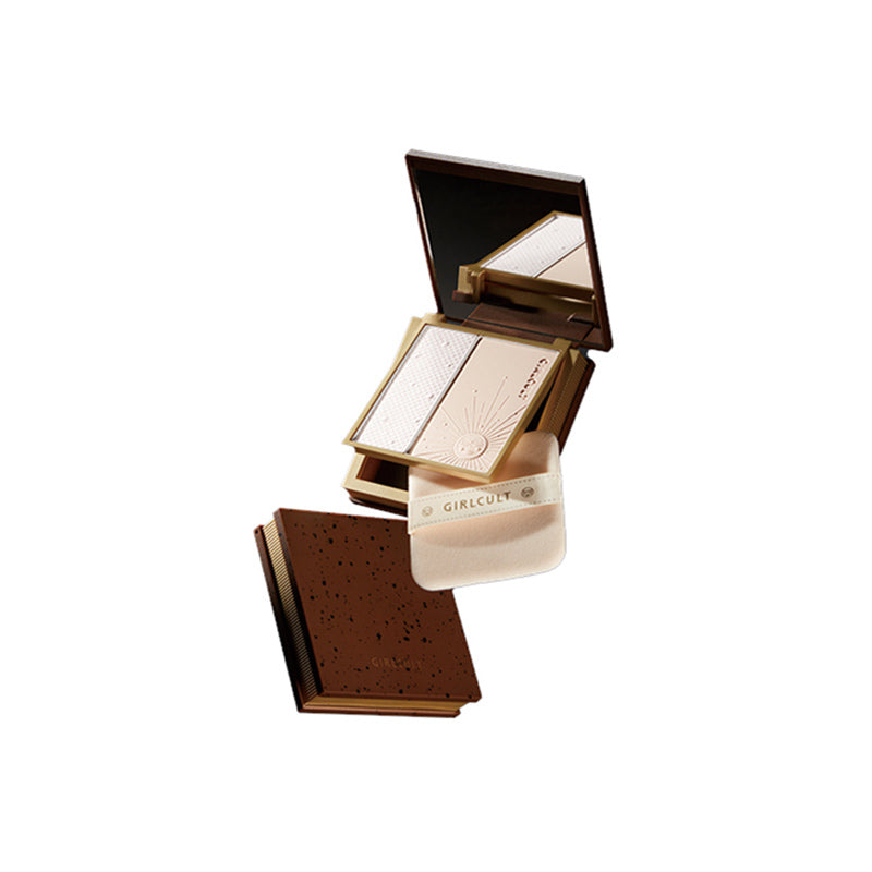 Girlcult Gold Digger Belle Series Oliekontrol Matte Presset Powder T4019