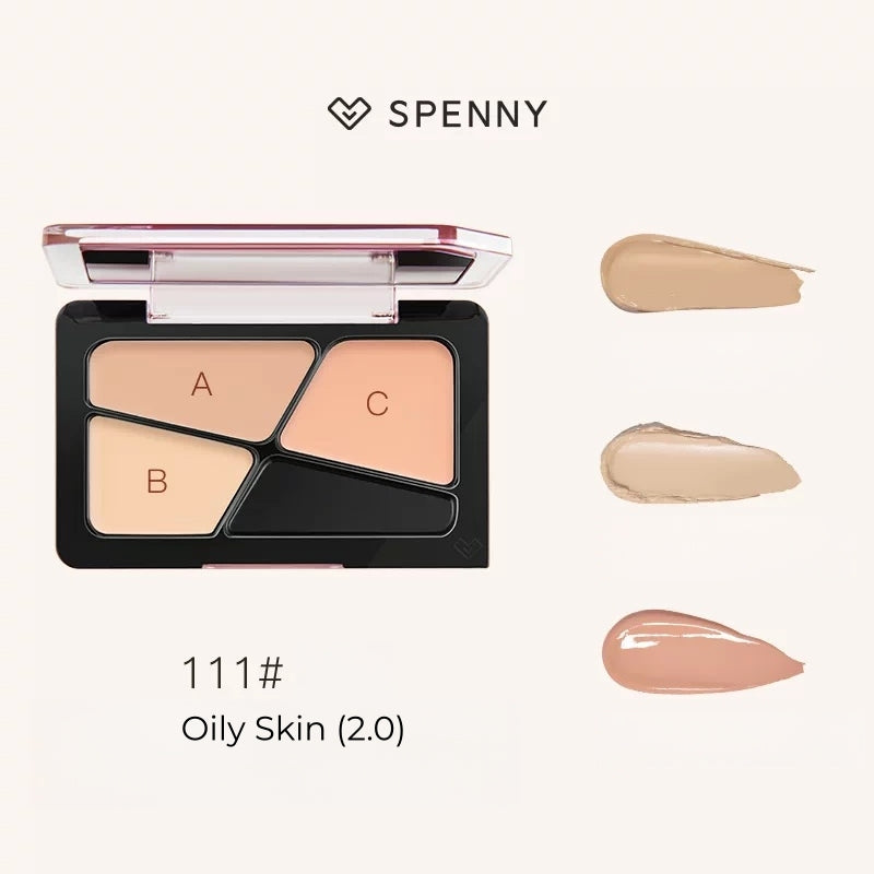 SPENNY 3-color Moist Long-wear Concealer Palette (2.0/3.0) T5726