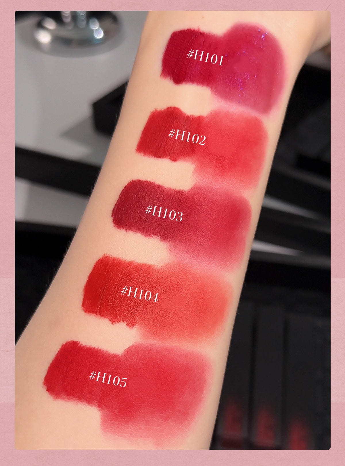 CARMELA Gilded Rose Collection Velvet Matte Lip Clay T5451